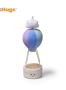 McHugs彩色热气球音乐拉铃玩偶毛绒玩具娃娃睡觉抱枕高级公仔礼物