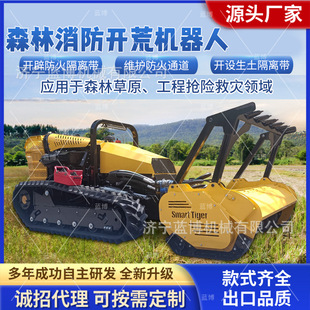 森林应急隔离带开辟机器人开挖机器人河堤大坝护坡除草光伏割草机