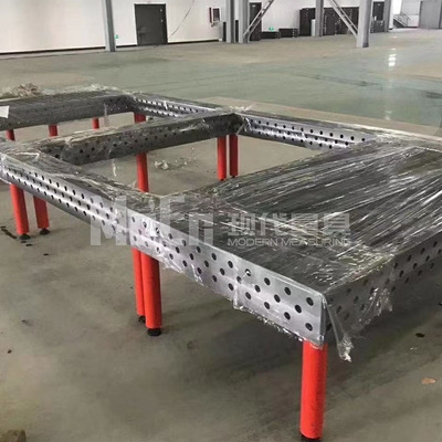 铸铁平台机床工作台焊接操作台2米4米平板工作台t型槽平台现货5米