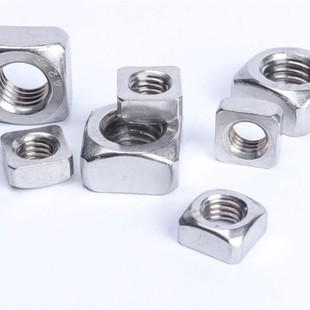 现货不锈钢304材质四方螺母DIN557方螺帽M3M4M5M6M8M10 GB39
