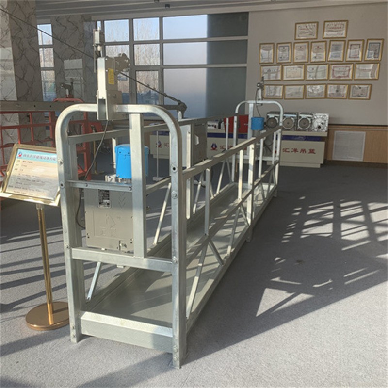 商丘建筑施工吊篮厂  高空电动吊篮 ZLP630建筑吊篮稳定性高