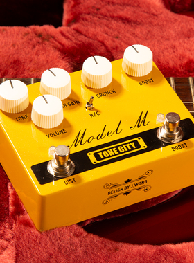 TONE CITY® Model M 经典英式-Plexi-风格失真效果器
