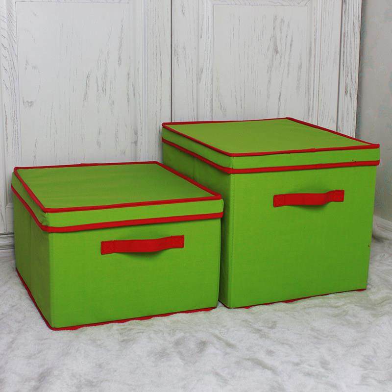 布艺带独立盖收纳箱 可水洗可折叠衣柜衣物整理箱 帆布无味大号,收纳整理,收纳箱,淘宝优惠券,粉丝福利购,淘宝优惠卷