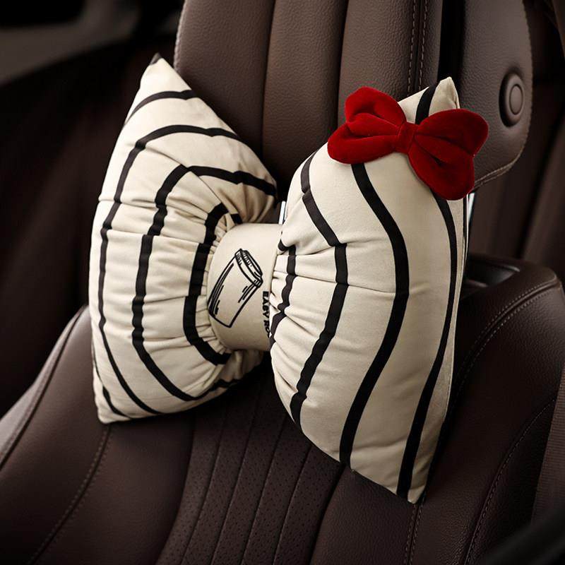 奶茶汽车头枕女车载护颈枕女生靠枕内饰用品车内装饰车饰好物大全