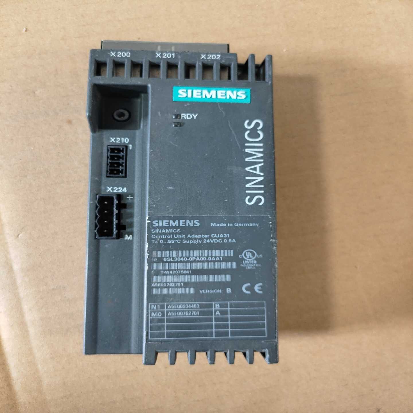 6SL3040-0PA00-0AA1西门子CUA31适配器--议价商品