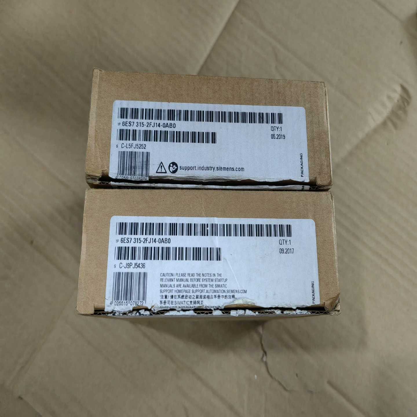 【议价】仅开封CPU315F模块6ES7315-2FJ14-适用