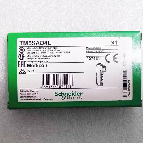 议价TM5SAI2L/TM5SAO2L/TM5SAI4L/TM5SAO4L施耐德模拟量输入输出