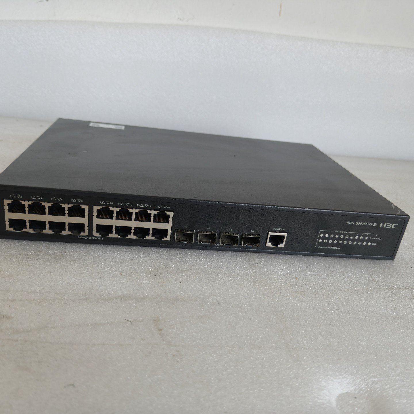 二手H3CS5016PV3EI交换机16个千兆电口-议价