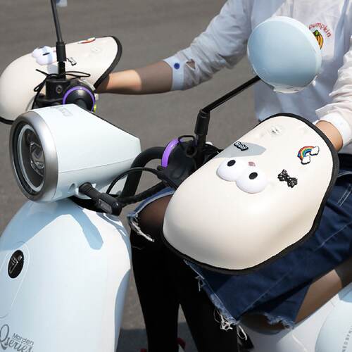 电动车防晒手套夏季电瓶自行车新款透气把手护罩遮阳挡风车把套女