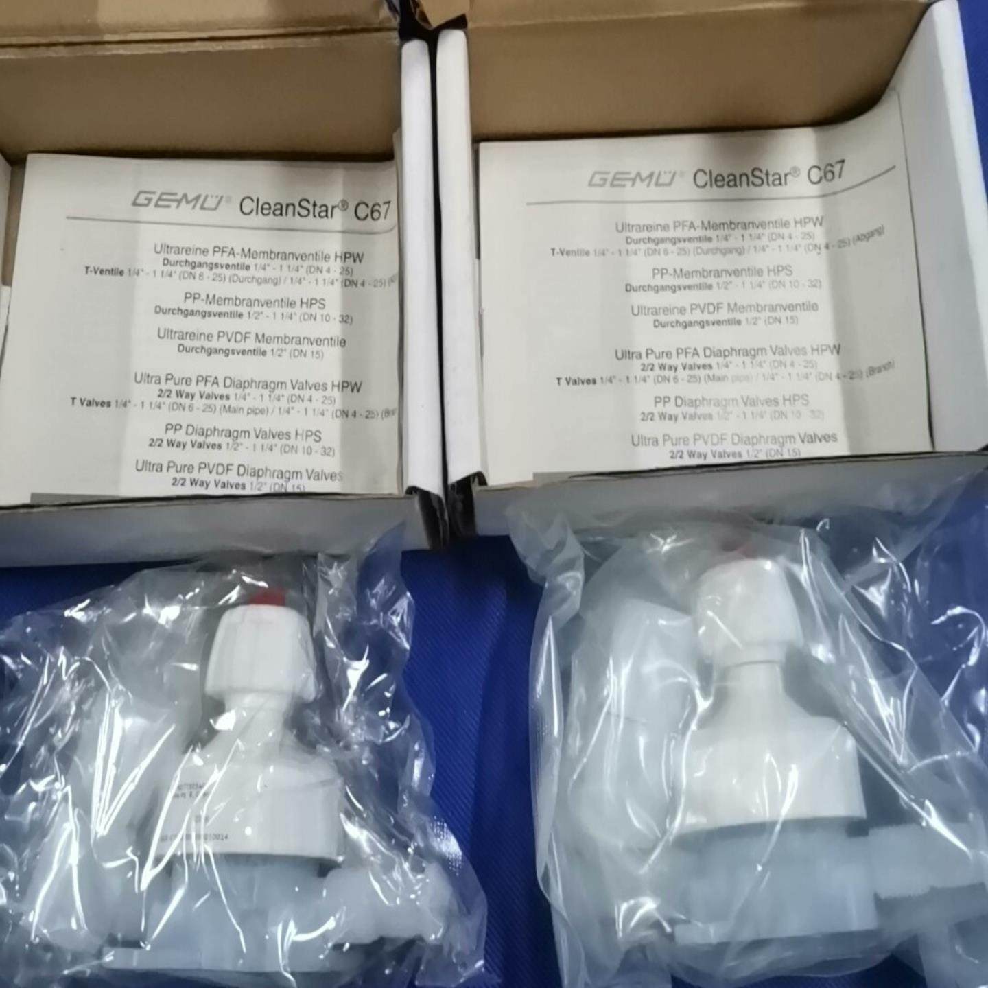 GEMU盖米手动隔膜阀 PFA隔膜阀C67 6D77；议价
