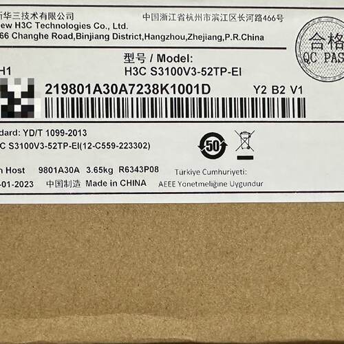 闲置华三 H3C LS-3100V3-52TP-EI-H1。-议价
