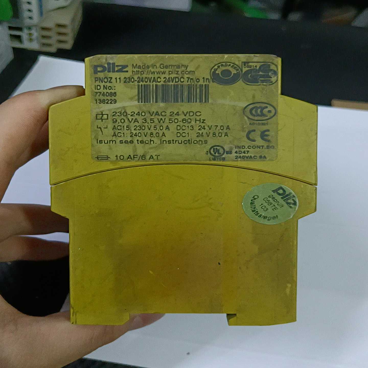 皮尔滋安全继电器:774086皮尔兹,成色如图询价