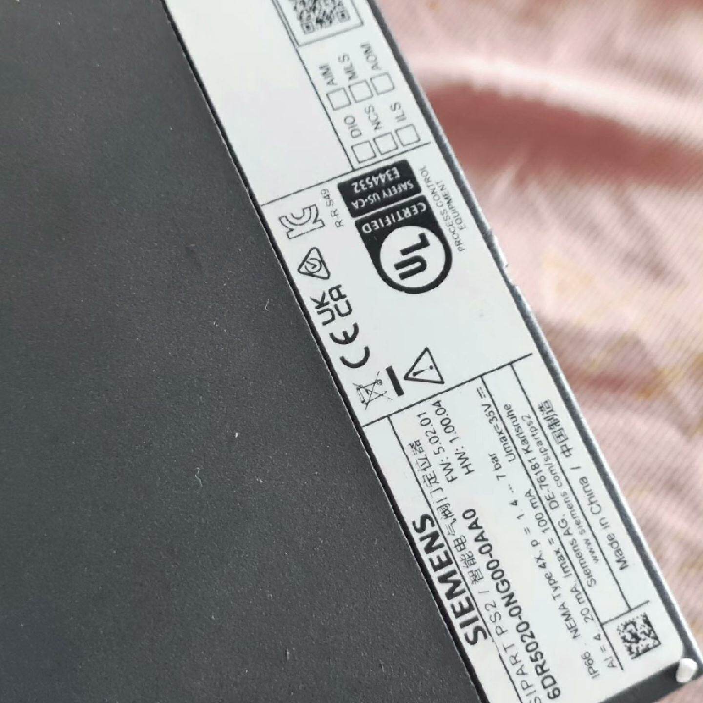 西门子定位器6DR5020-0NG00-0AA0,成色几乎全--议价商品