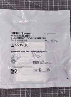 【议价】Baumer堡盟O330.GP-PLPVT.72N/H00