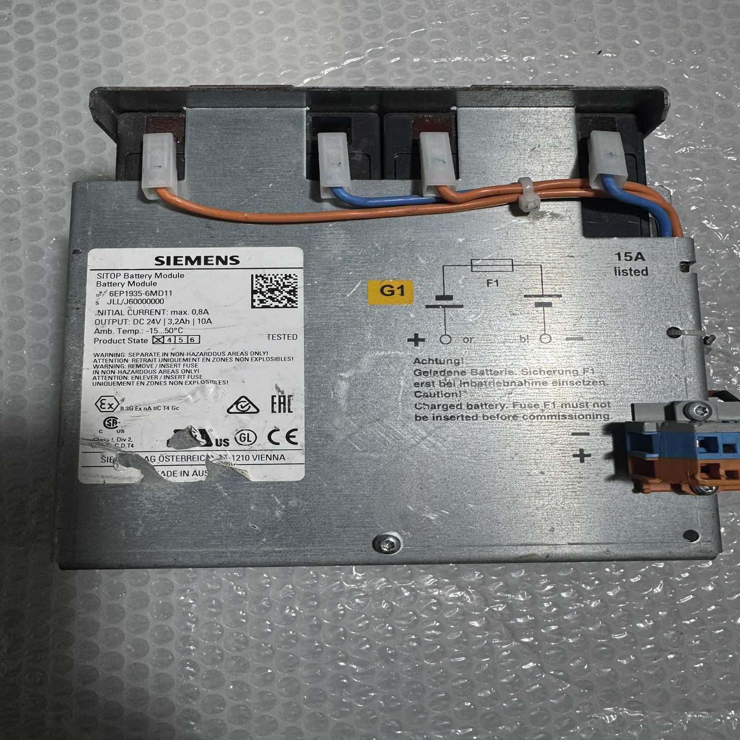 西门子SITOP电池模块，型号6EP1935-6MD11，2--议价商品