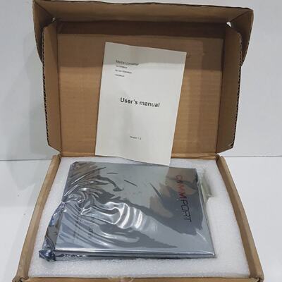COMMPORT GIGABIT ETHERNET MEDIA CONVERTER FIBERT TRANSCEIVER