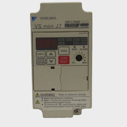 Yaskawa Electric CIMRJ7AA20P7 Inverter Drive VS Mini J7 Work