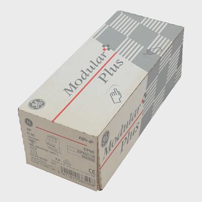 4x General Electric Elfa EP63C16 566599 3P C16 Leitungsschut