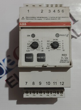 ABBRD3230400VAC残余电流监视器IEC609472M免费快速发货