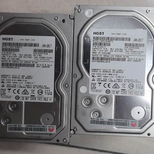 日立hgst hus726040ala610 4T企业级机械议价
