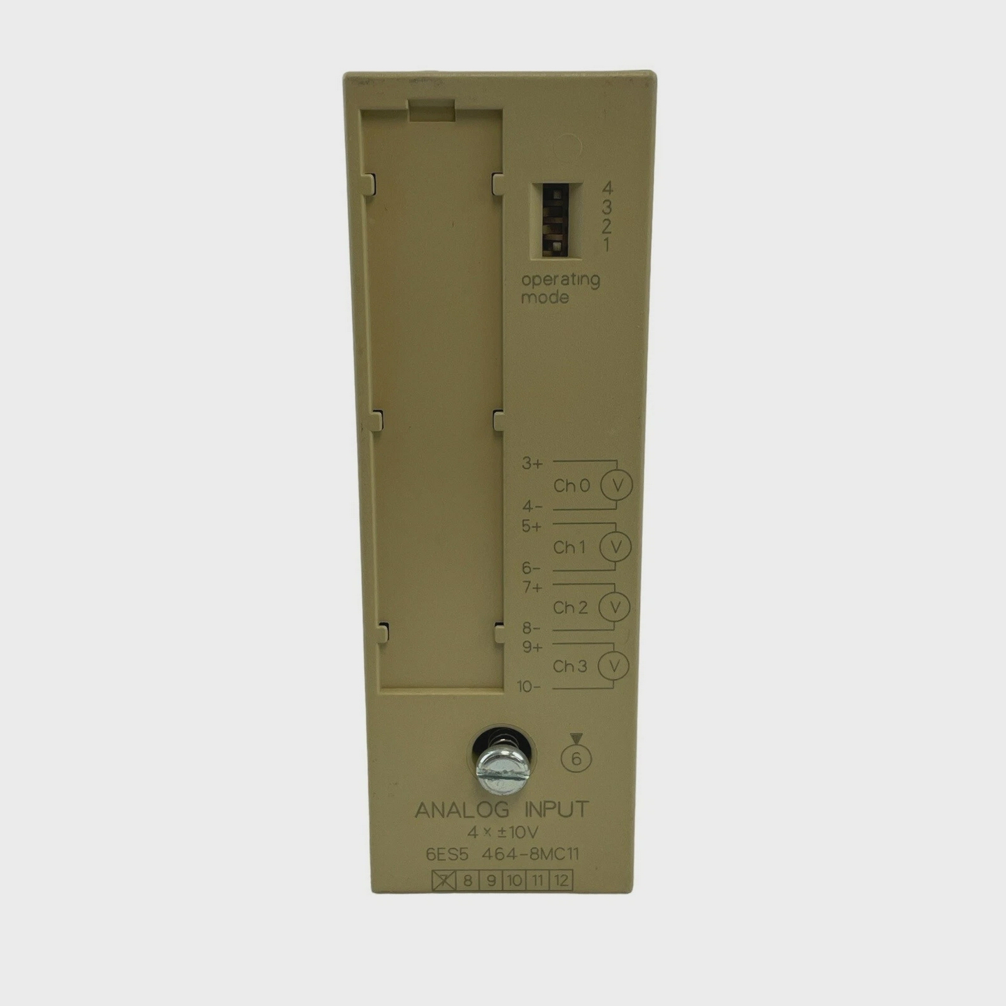 SIEMENSSIMATICS5MODULE6ES5464-8MC11ANALOGINPUT4X10