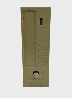 SIEMENSSIMATICS5MODULE6ES5464-8MC11ANALOGINPUT4X10
