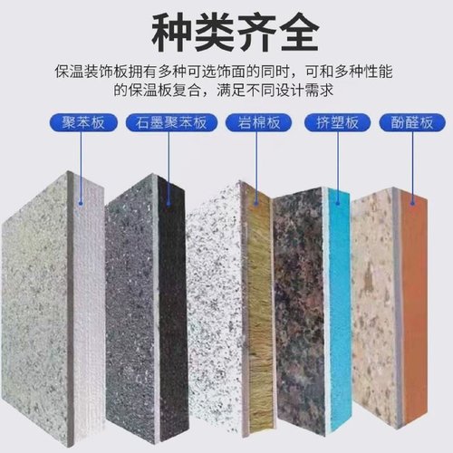 金属雕花板外墙保温装饰一体板装饰材料聚氨酯保温板夹芯板外墙