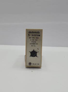 ELECTROMATIC SY 175 100 SSYSTEM PHASE ASYMMETRY RELAY