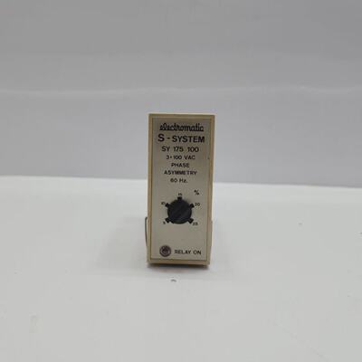 ELECTROMATIC SY 175 100 SSYSTEM PHASE ASYMMETRY RELAY