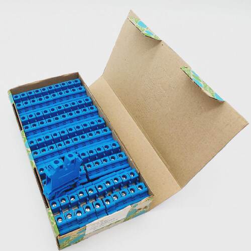 50x Phoenix Contact UK 10 N BU Durchgangsklemme  Through ter