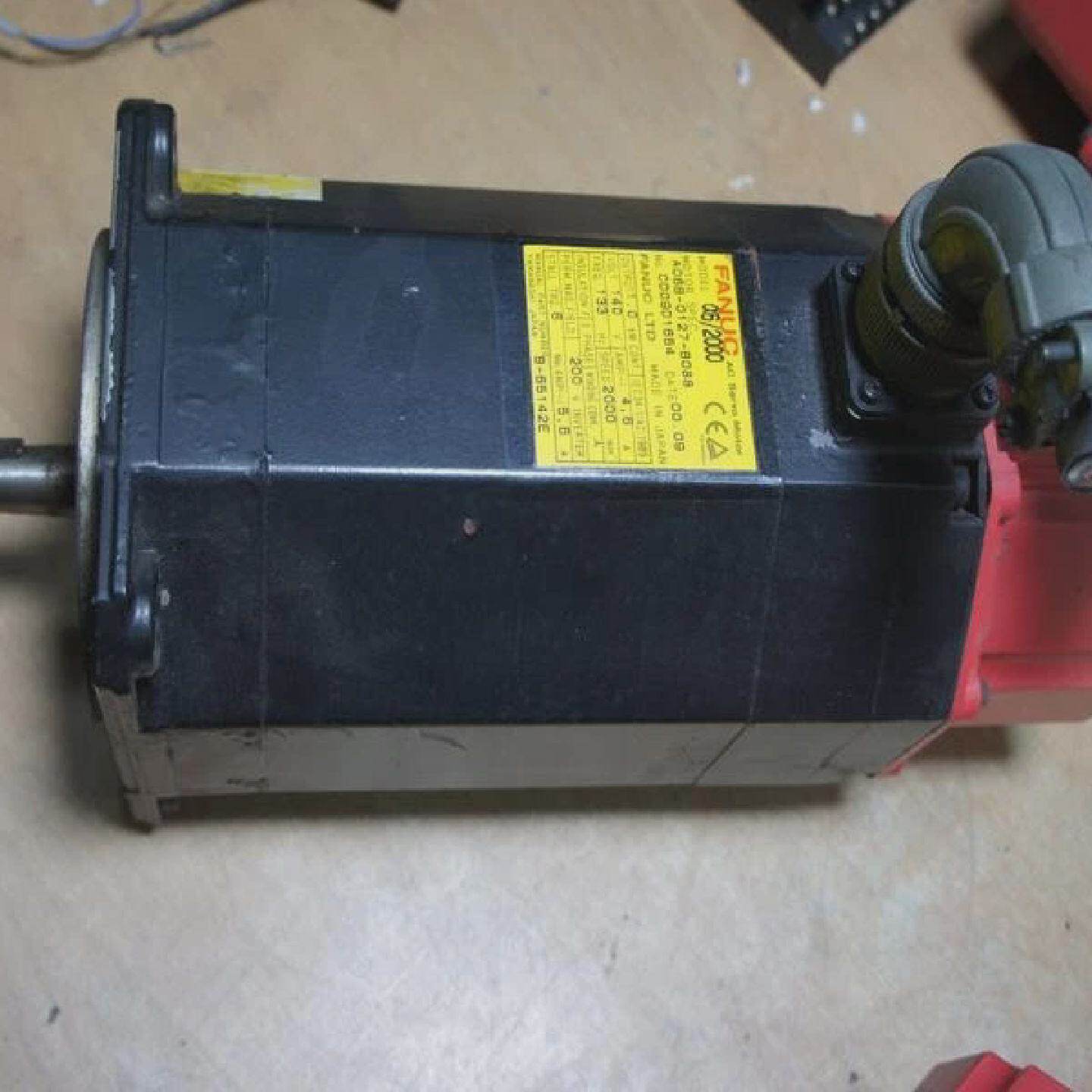 Used FANUC A06B0127B088 AC SERVO MOTOR 1kW