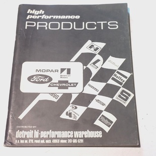DETROIT MOPAR FORD CHEVROLET HIGH PERFORMANCE VINTAGE PARTS