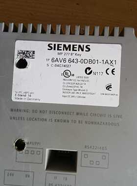 询价~MP277 按键屏6AV6 643-0DB01-1AX