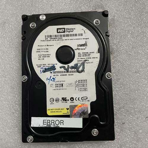 询》Western Digital WD800BB00JKC0