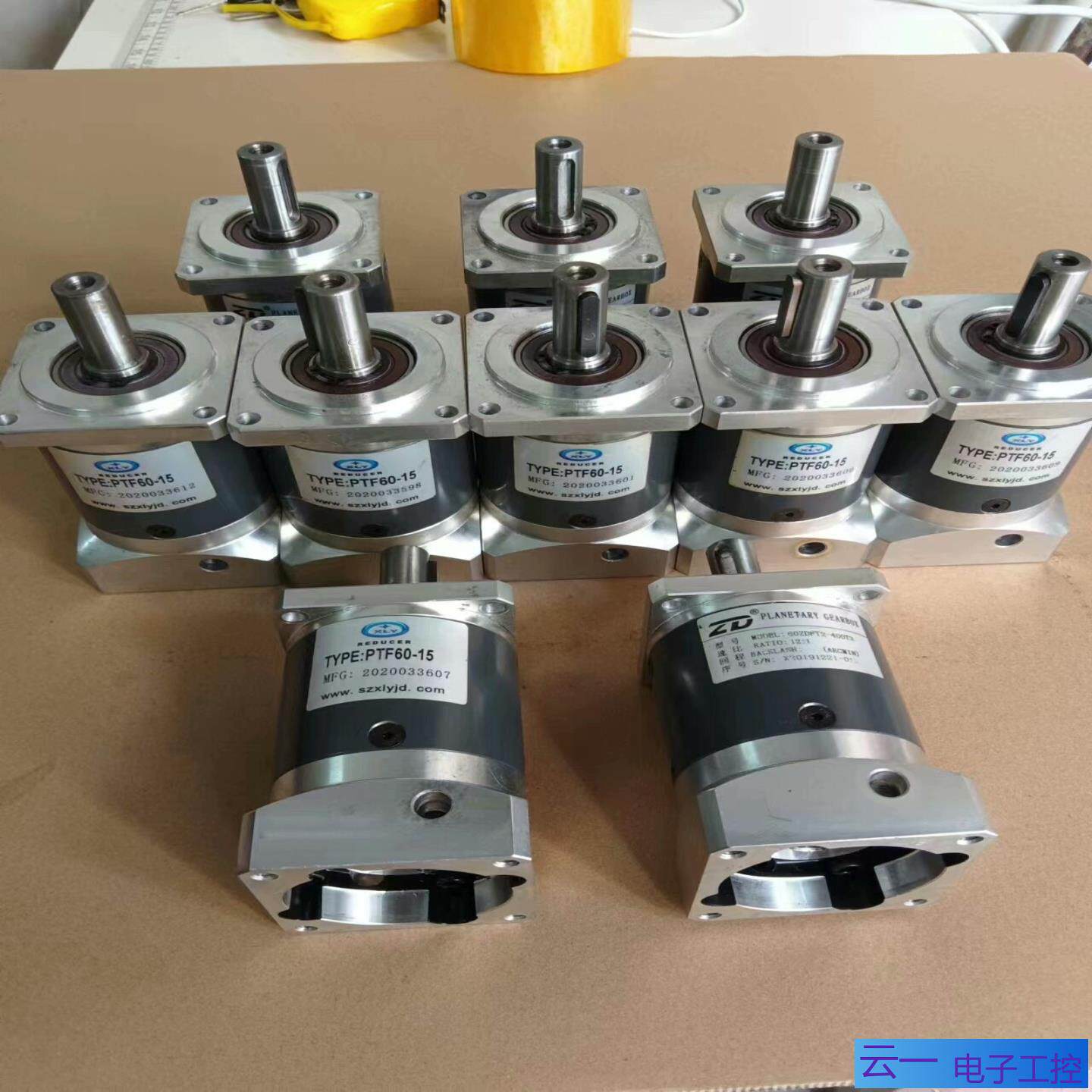 200一400瓦行星减速机新立盈PTF60一15速比15；议价