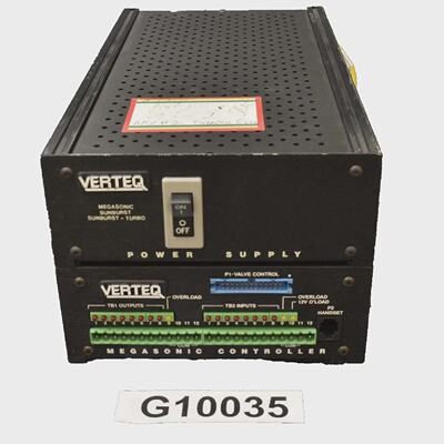 Verteq MC00108 Megasonic Controller  Power Supply AsIs