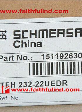寻“”议价Schmersal151192630施迈赛单脚踏安全开关TFH23222UEDR