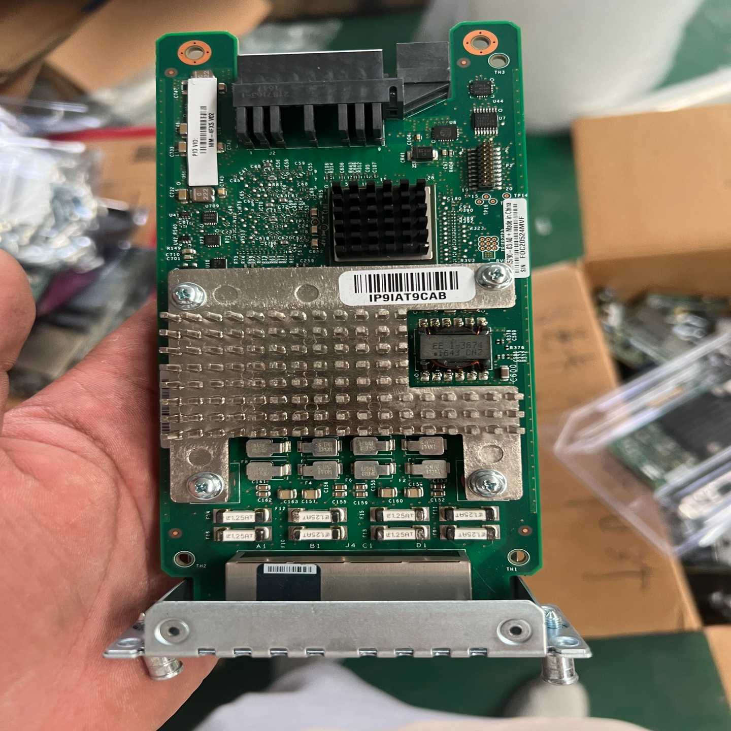 议价思科ciscoNIM-4FXS模块卡