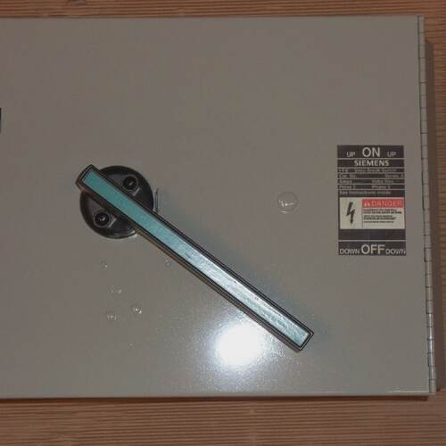 ITE SIEMENS V7H V7H3605R 400 AMP 600V SER A FUSIBLE PANELBOA