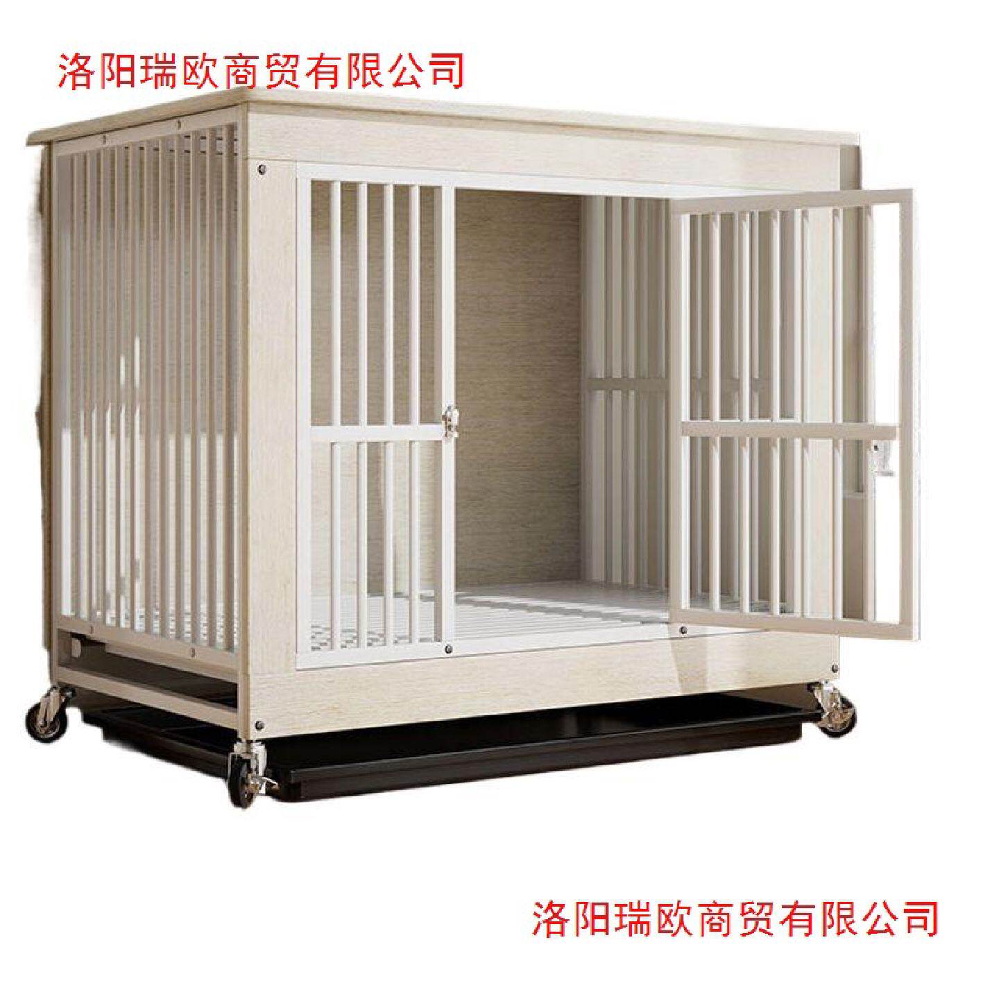 环保大狗笼带厕所大中小型犬室内狗窝屋边牧金毛宠物可置物家具式