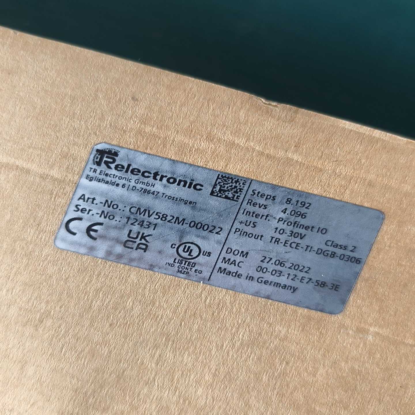咨询-德国TR编码器CMV582M-00022，，22