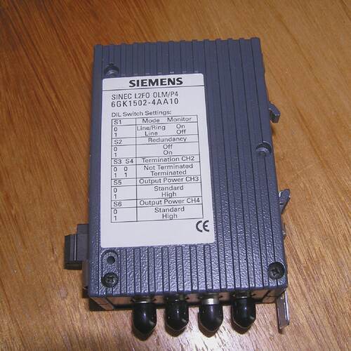 Siemens 6GK15024AA10 Simatic NET L2FO OLMP4 used excellent c