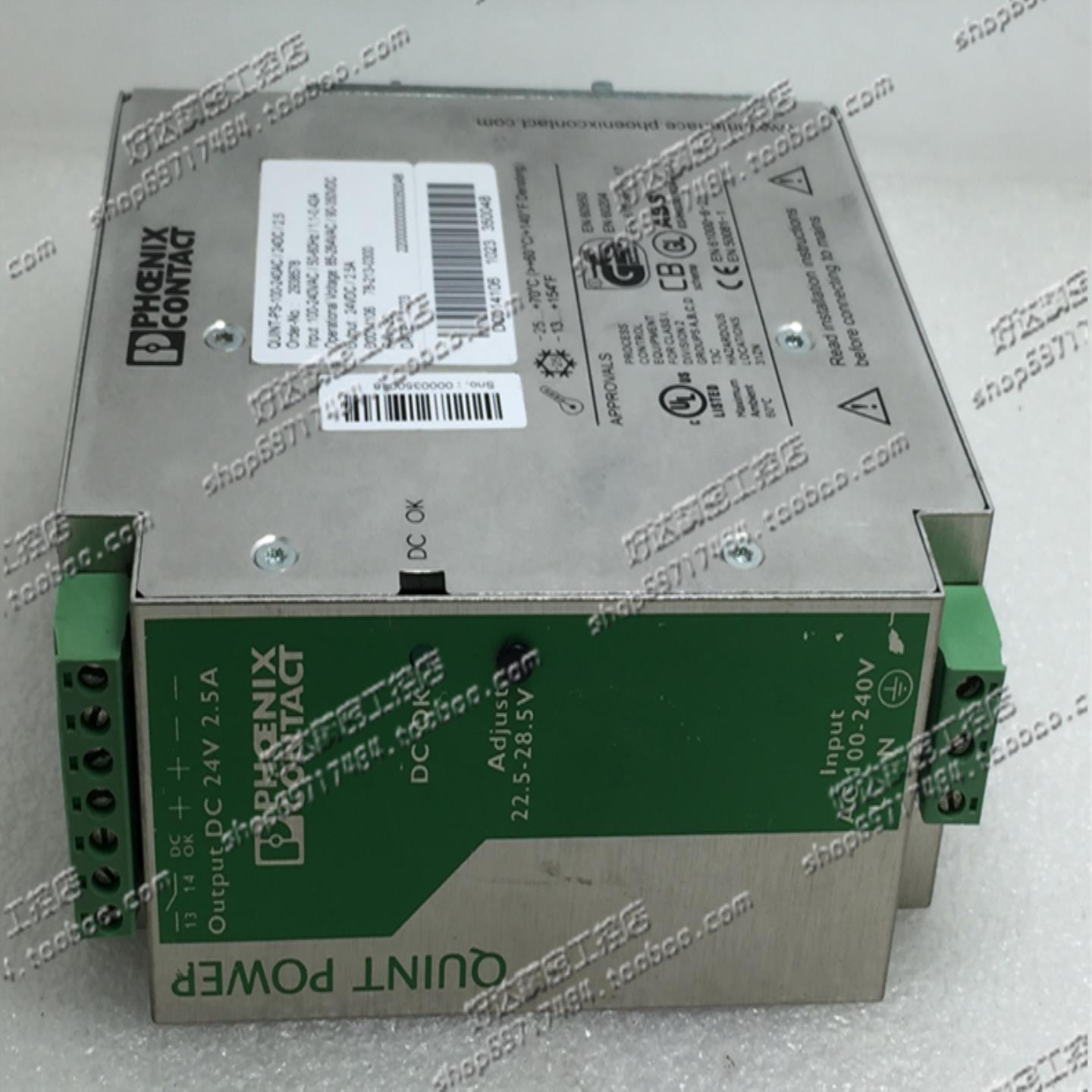 单相开关电源QUINT-PS-100-240AC/24DC/2.5原装菲尼克斯2938578