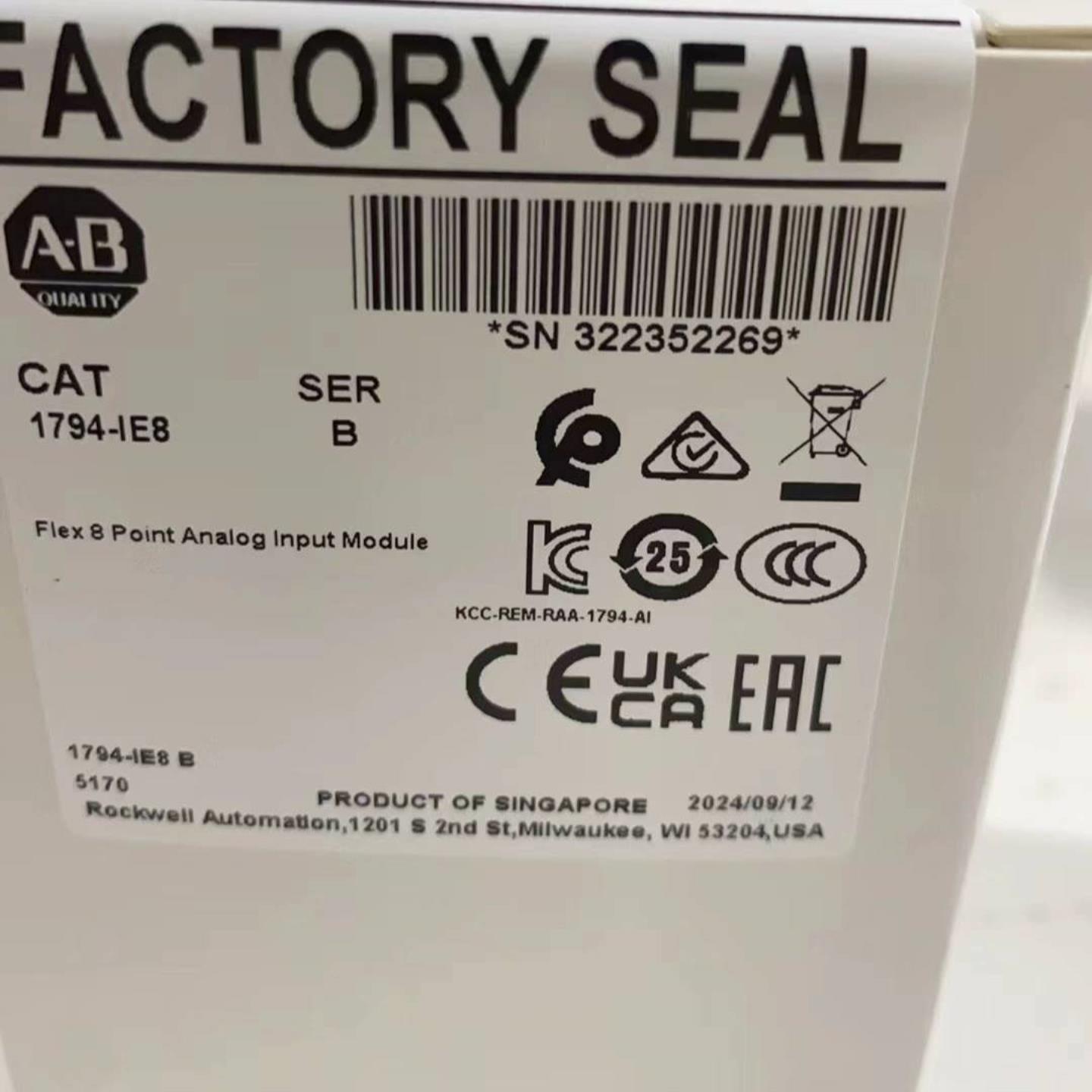 配件1794-IE8 B 1794-OF4I A AB罗克韦尔现货包邮咨询议价议价