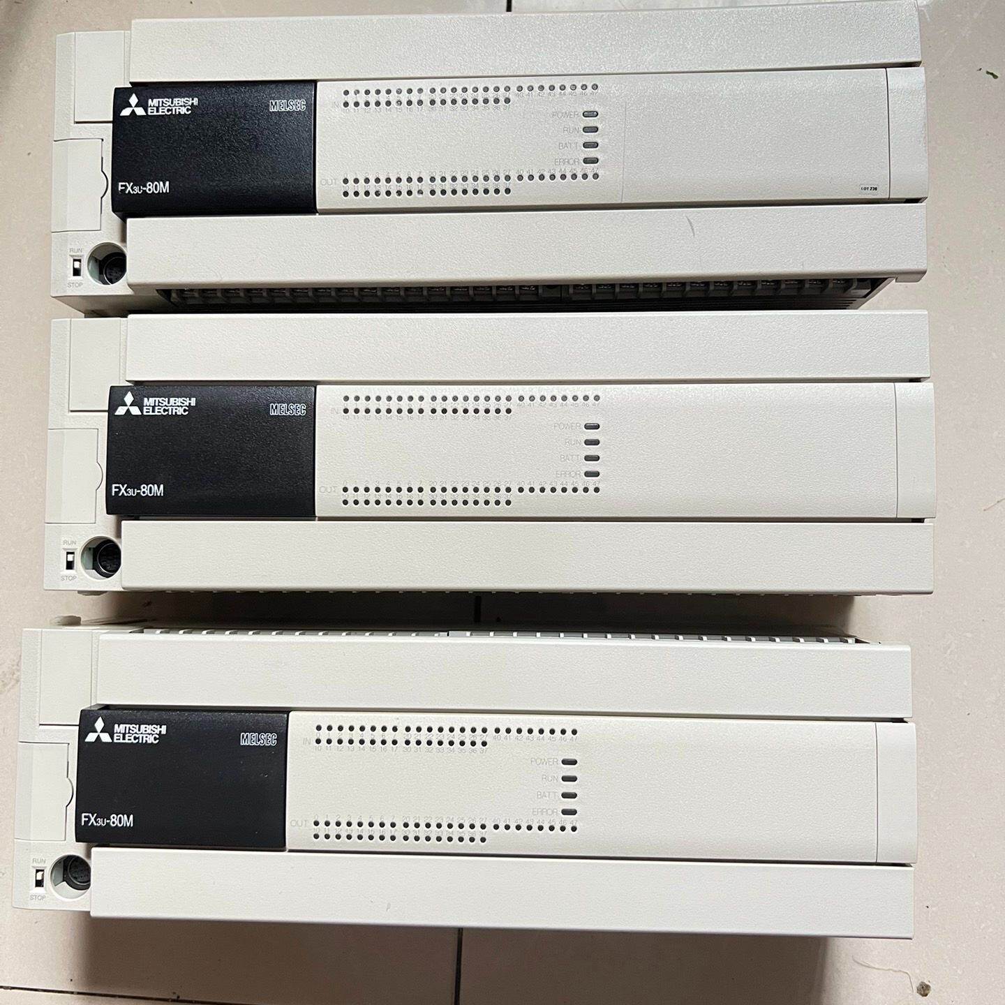 三菱PLCFX3U80MRESA原装正品拆机实物
