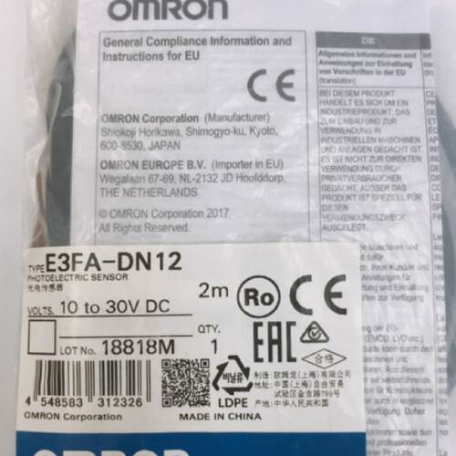 议价OMRON电感式全金属接近开关E2V-X15B1-M1 E2V-X15B2-M1感测器