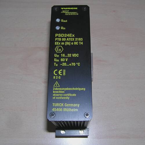 TURCK PSD24Ex 6881721 excom IO System Power Supply 24 VDC AT