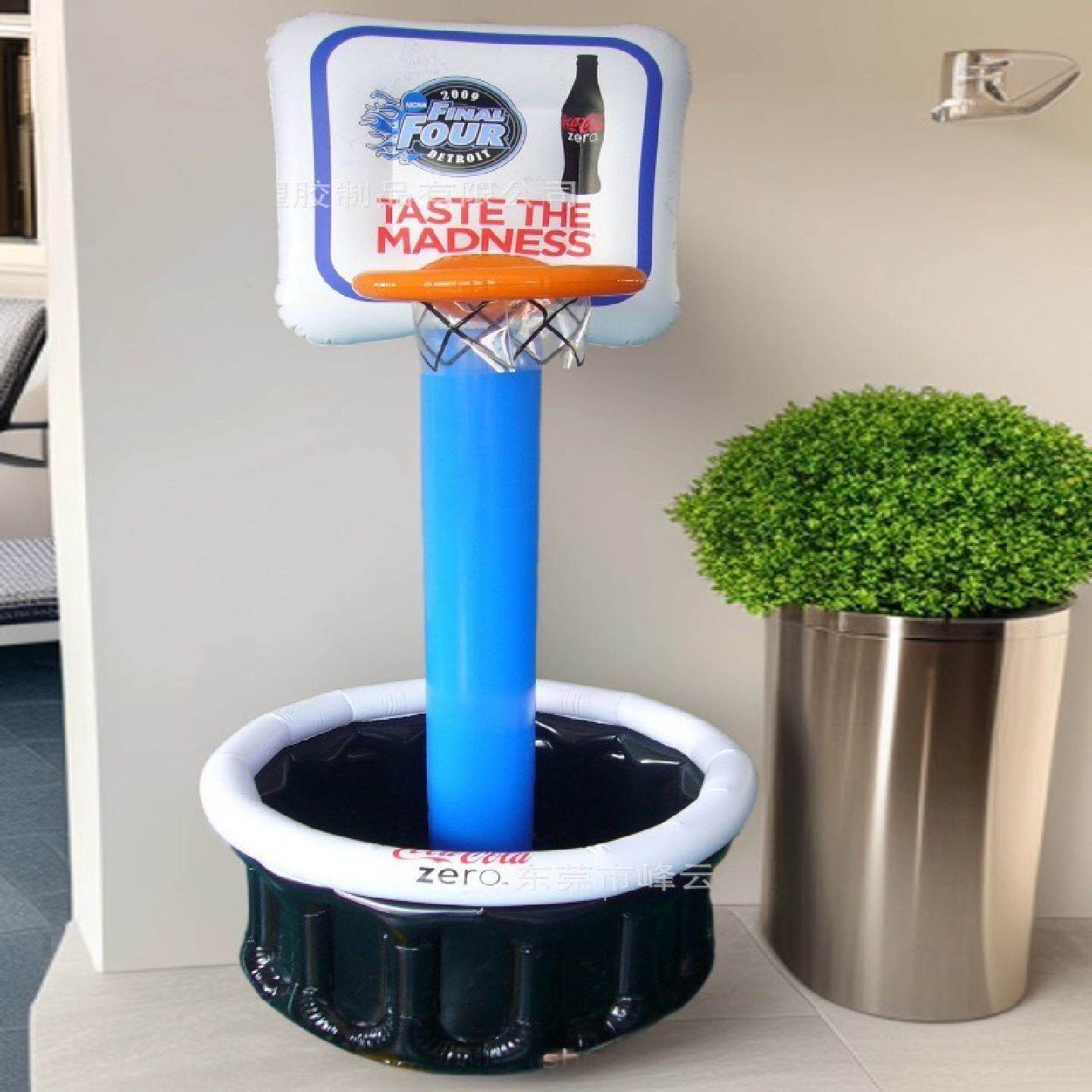 儿童充气篮球框PVC投篮架玩具室内家用男孩宝宝亲子互动球类玩具