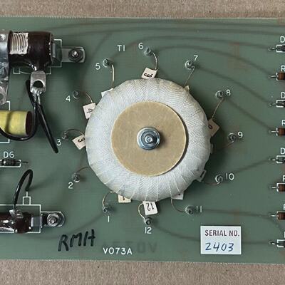 SCHWEITER V073A CIRCUIT BOARD CARD FIRE ALARM     AK