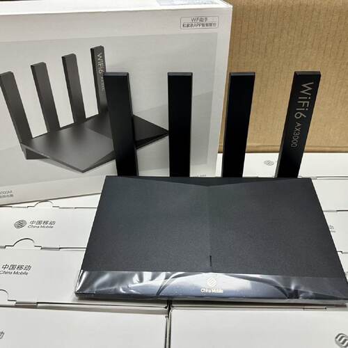 中国移动RAX3000Me WiFi6千兆双频路由器，300 0兆网速，USB3.0接